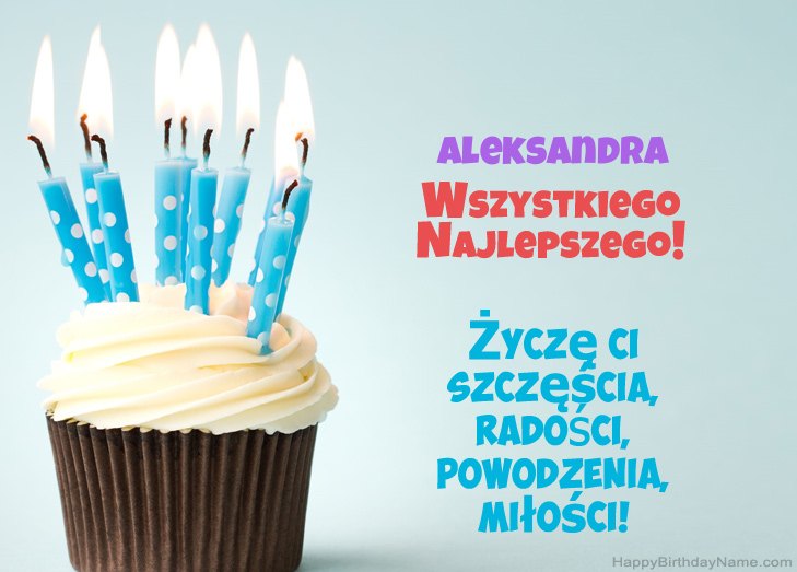 Felicitaciones por el feliz cumpleaños de Aleksandra Felicitaciones por el feliz cumpleaños de Aleksandra