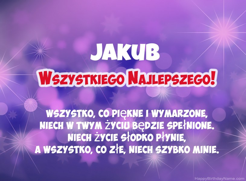 Hermosas imágenes para el feliz cumpleaños de Jakub Hermosas imágenes para el feliz cumpleaños de Jakub
