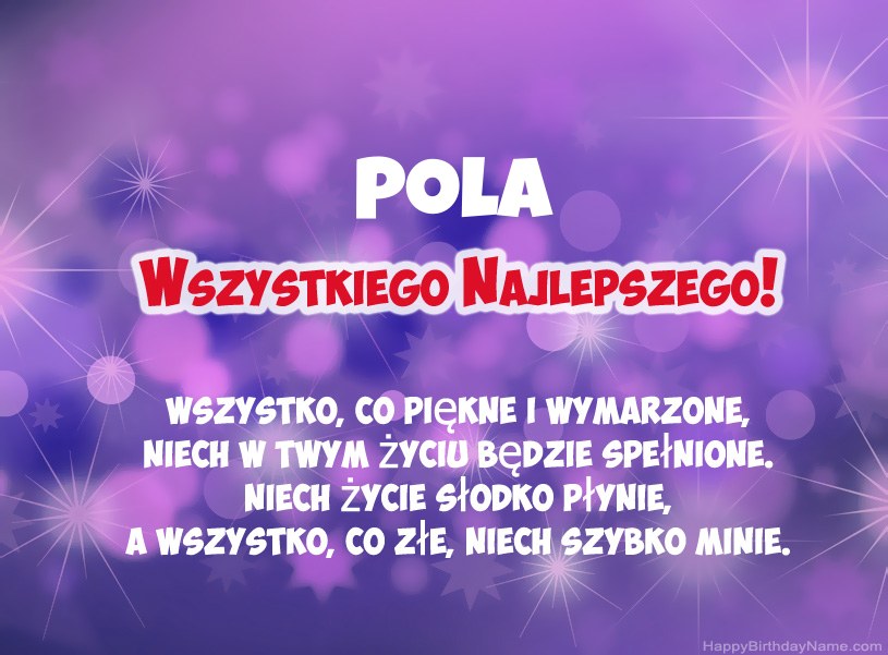Hermosas imágenes para el feliz cumpleaños de Pola Hermosas imágenes para el feliz cumpleaños de Pola