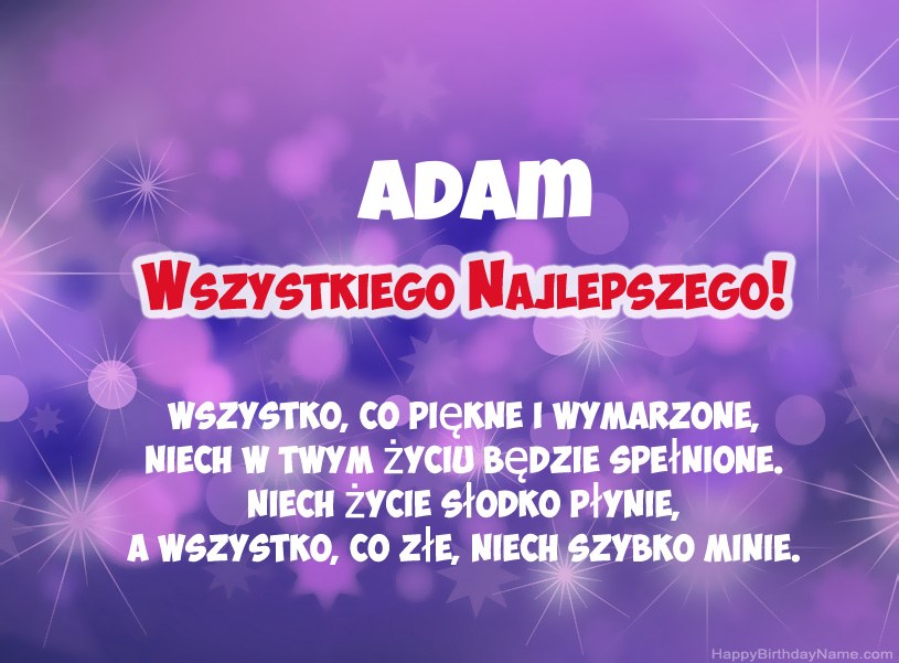 Hermosas imágenes para el feliz cumpleaños de Adam Hermosas imágenes para el feliz cumpleaños de Adam
