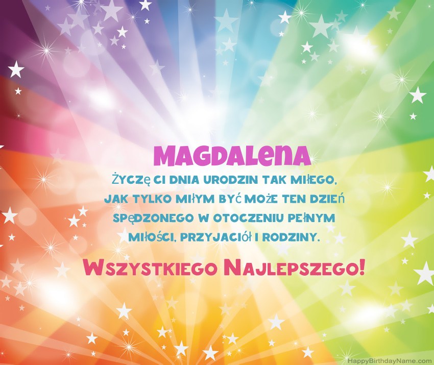 Hermosas tarjetas de feliz cumpleaños para Magdalena Hermosas tarjetas de feliz cumpleaños para Magdalena