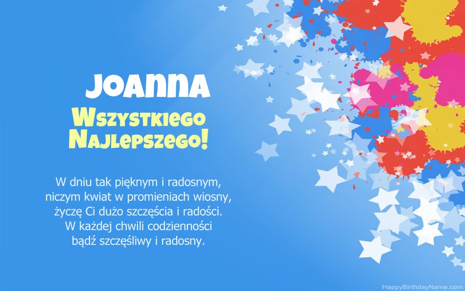 Felicitaciones por el cumpleaños de Joanna Felicitaciones por el cumpleaños de Joanna