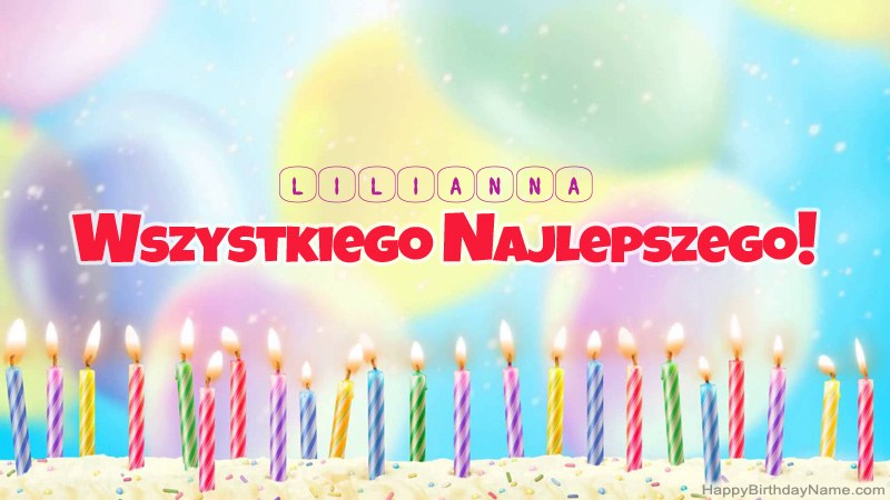 Divertidas tarjetas de feliz cumpleaños para Lilianna