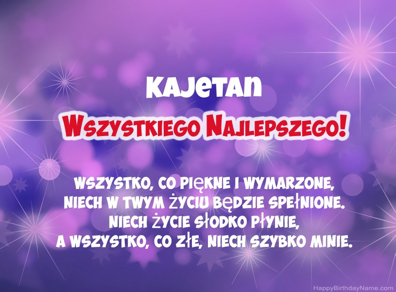 Hermosas imágenes para el feliz cumpleaños de Kajetan Hermosas imágenes para el feliz cumpleaños de Kajetan
