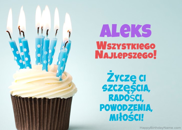Felicitaciones por el feliz cumpleaños de Aleks Felicitaciones por el feliz cumpleaños de Aleks