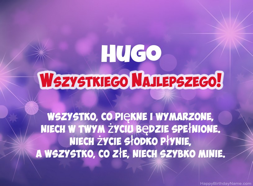 Hermosas imágenes para el feliz cumpleaños de Hugo Hermosas imágenes para el feliz cumpleaños de Hugo