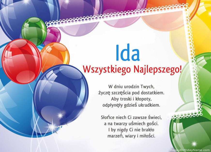 Feliz Cumpleaños Ida!