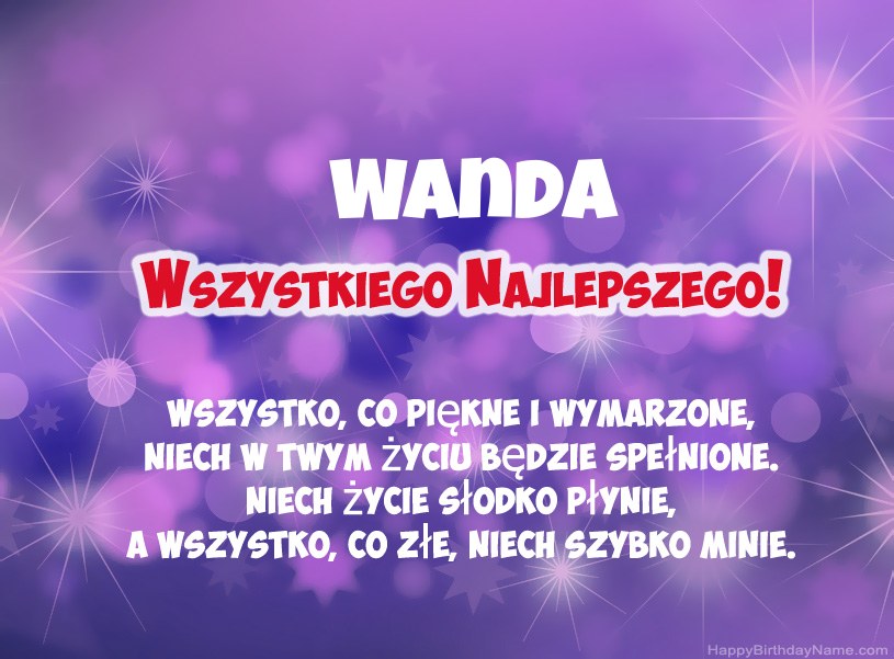 Hermosas imágenes para el feliz cumpleaños de Wanda Hermosas imágenes para el feliz cumpleaños de Wanda