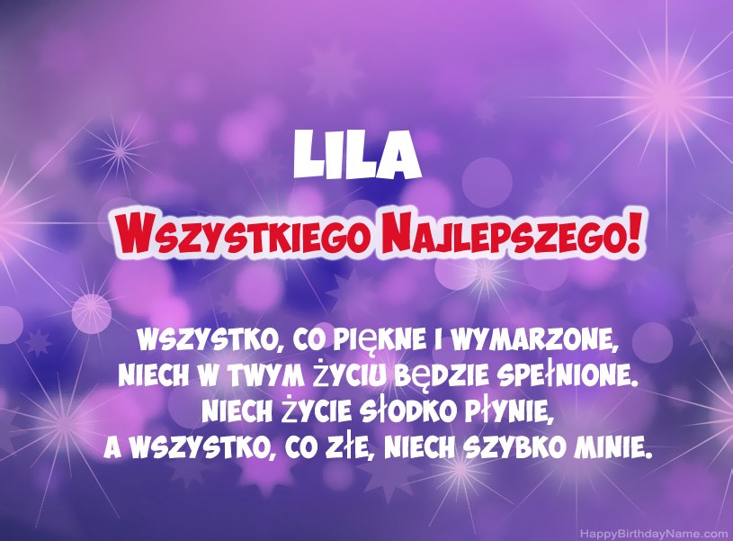 Hermosas imágenes para el feliz cumpleaños de Lila Hermosas imágenes para el feliz cumpleaños de Lila
