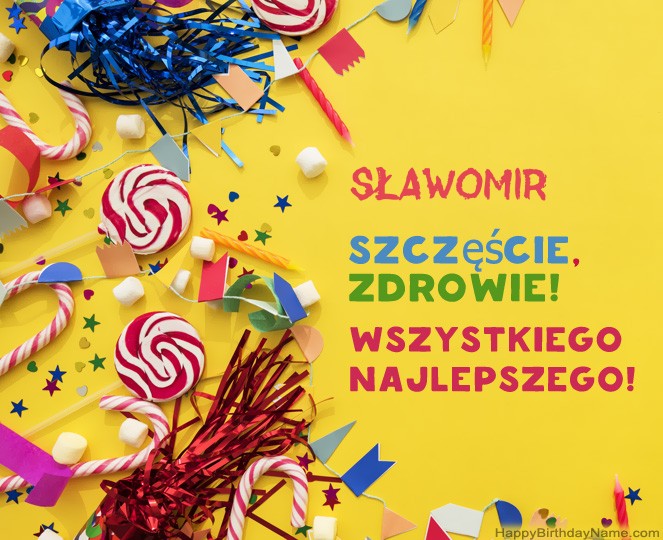 Feliz Cumpleaños Sławomir fotos