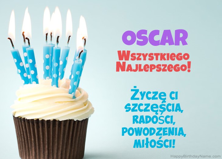 Felicitaciones por el feliz cumpleaños de Oscar Felicitaciones por el feliz cumpleaños de Oscar