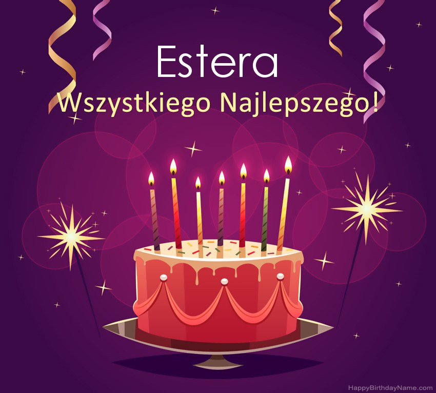 Saludos graciosos para feliz cumpleaños Estera fotos