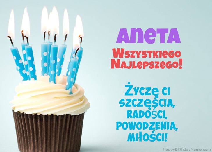 Felicitaciones por el feliz cumpleaños de Aneta Felicitaciones por el feliz cumpleaños de Aneta