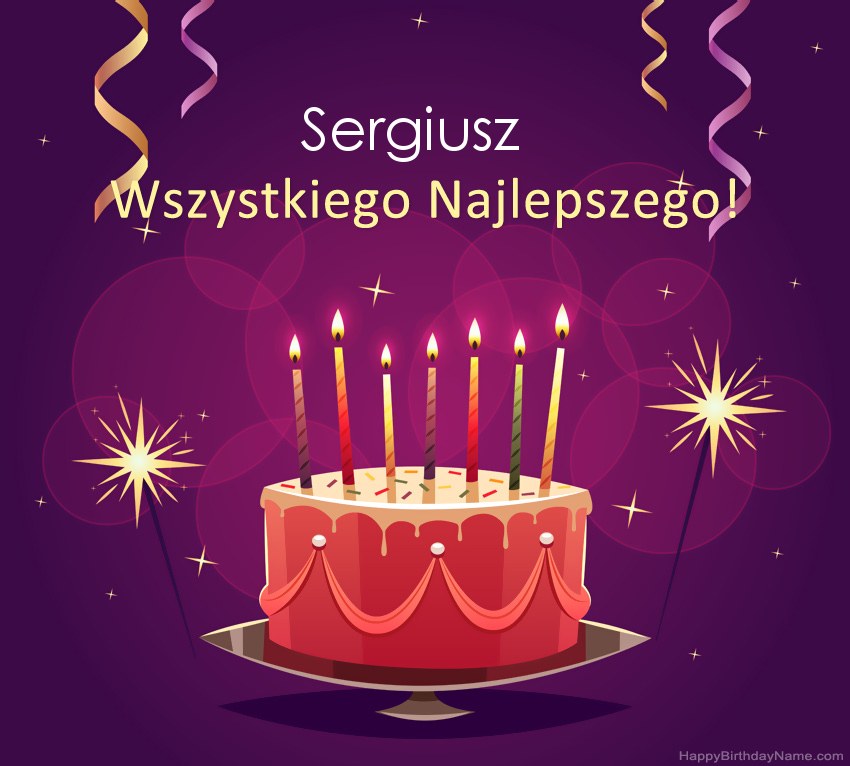 Saludos graciosos para feliz cumpleaños Sergiusz fotos Saludos graciosos para feliz cumpleaños Sergiusz fotos