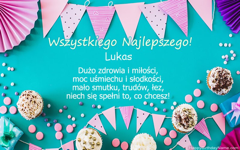 Feliz cumpleaños Lukas, bellas imágenes Feliz cumpleaños Lukas, bellas imágenes