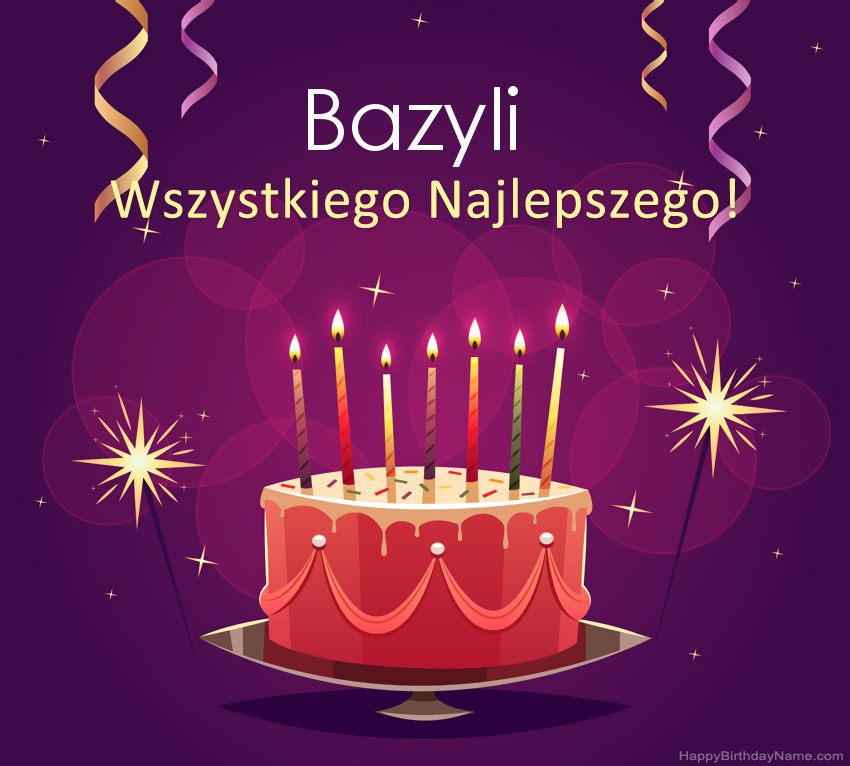 Saludos graciosos para feliz cumpleaños Bazyli fotos Saludos graciosos para feliz cumpleaños Bazyli fotos