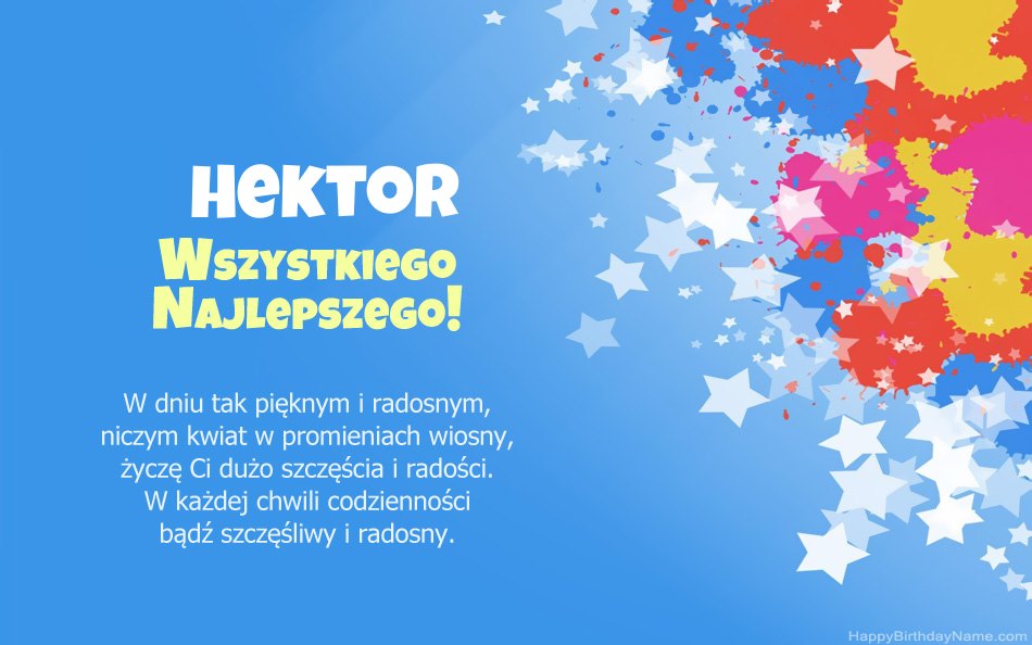 Felicitaciones por el cumpleaños de Hektor Felicitaciones por el cumpleaños de Hektor