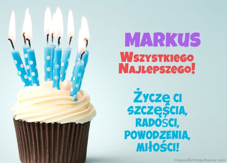Felicitaciones por el feliz cumpleaños de Markus Felicitaciones por el feliz cumpleaños de Markus