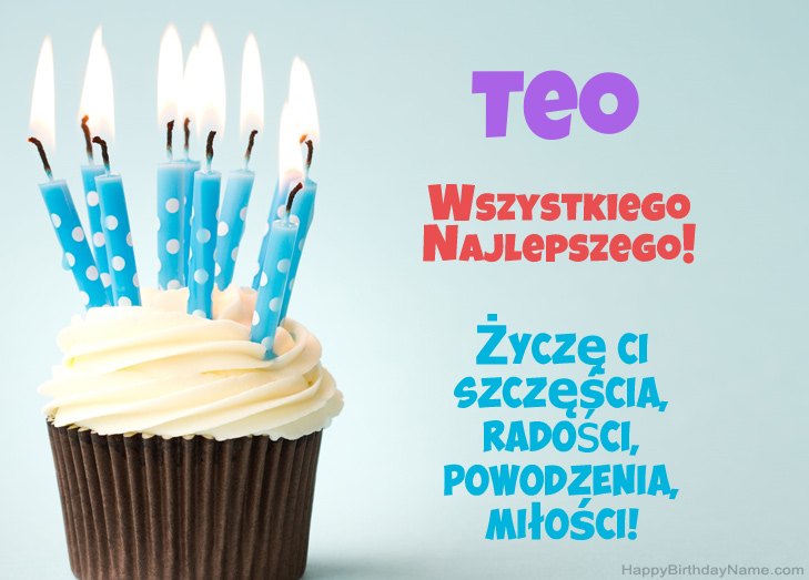 Felicitaciones por el feliz cumpleaños de Teo Felicitaciones por el feliz cumpleaños de Teo