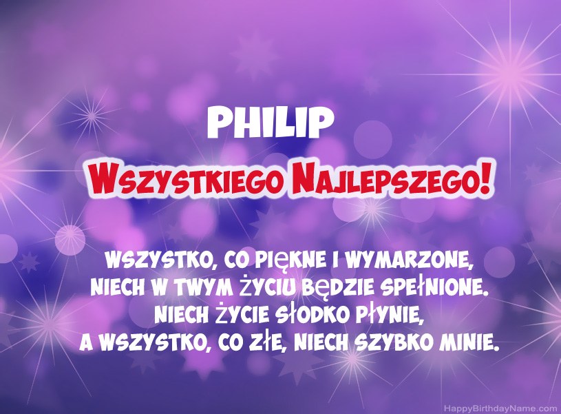 Hermosas imágenes para el feliz cumpleaños de Philip