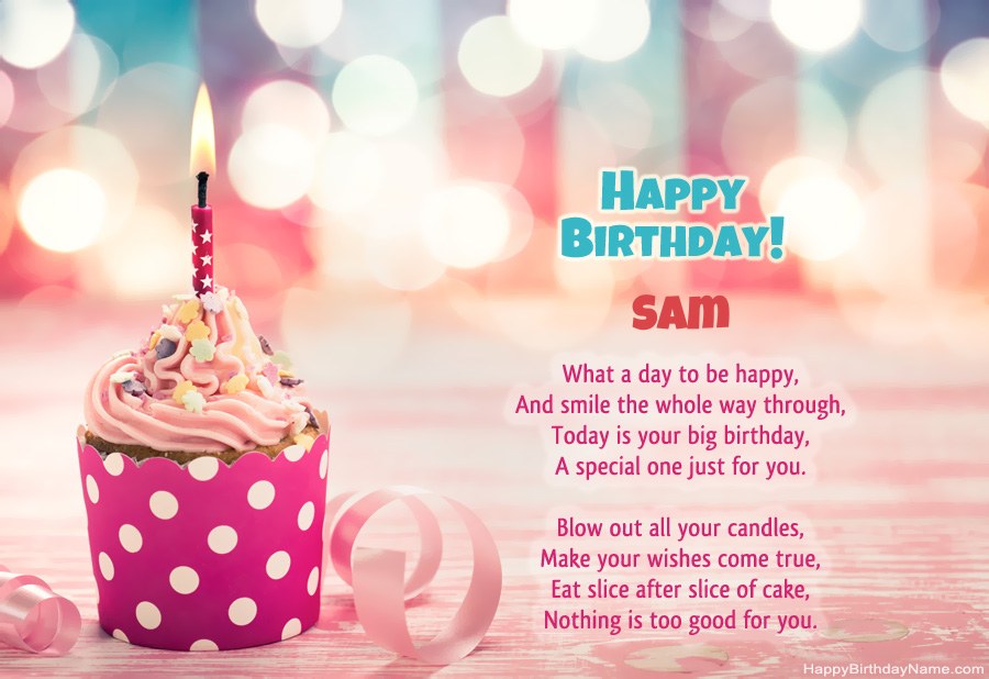 Download Happy Birthday card Sam free