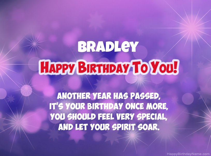 Beautiful pictures for Happy Birthday of Bradley Beautiful pictures for Happy Birthday of Bradley