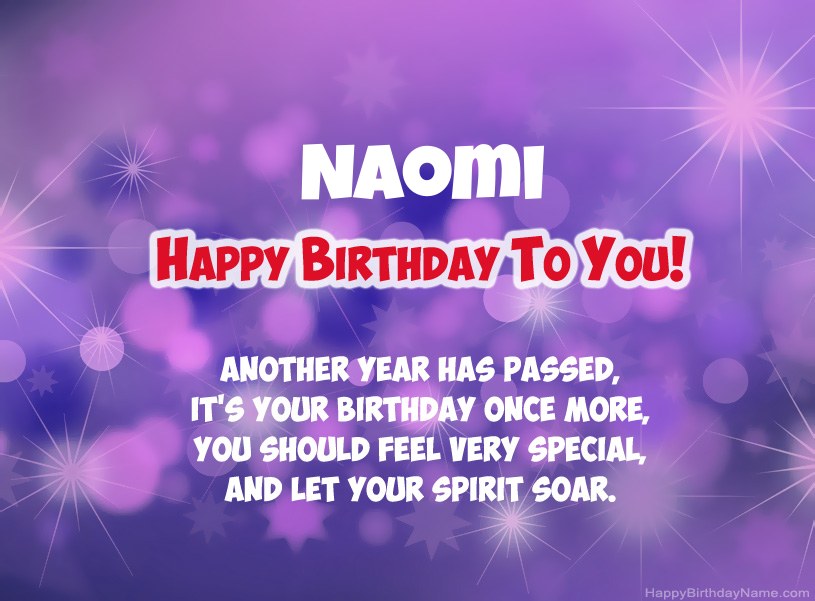 Beautiful pictures for Happy Birthday of Naomi Beautiful pictures for Happy Birthday of Naomi