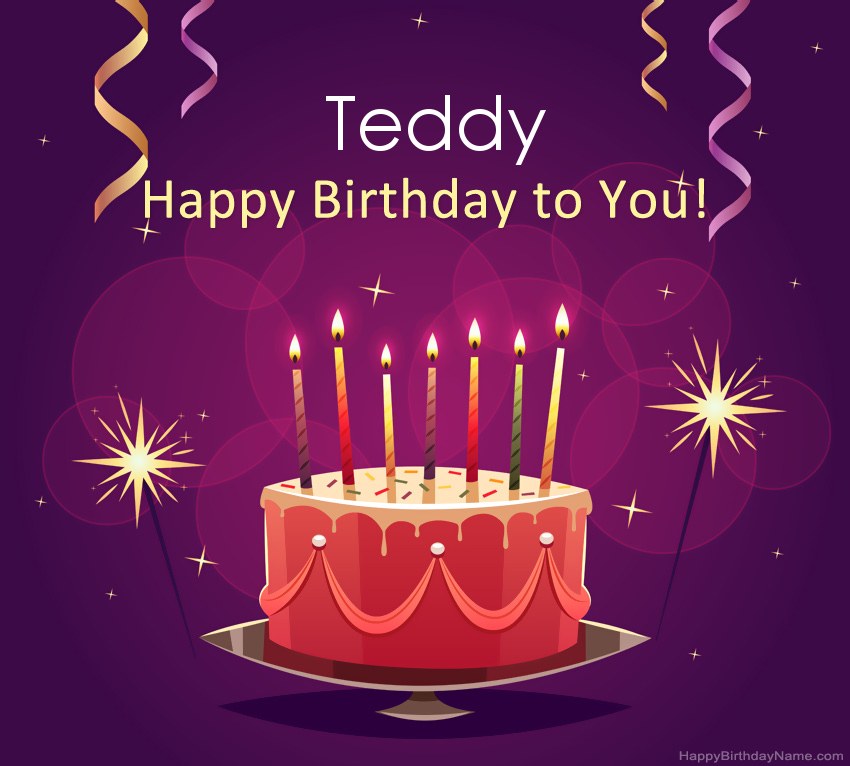 Funny greetings for Happy Birthday Teddy pictures