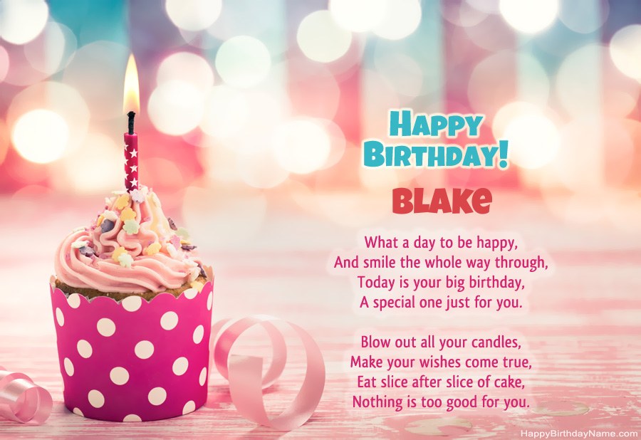 Download Happy Birthday card Blake free Download Happy Birthday card Blake free