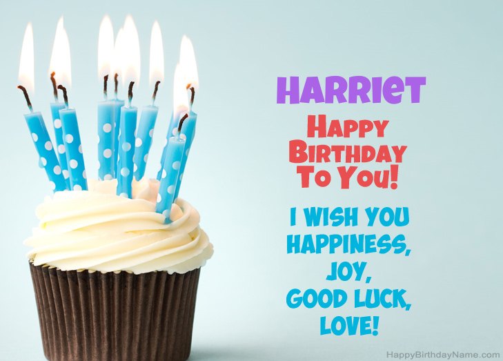 Congratulations for Happy Birthday of Harriet