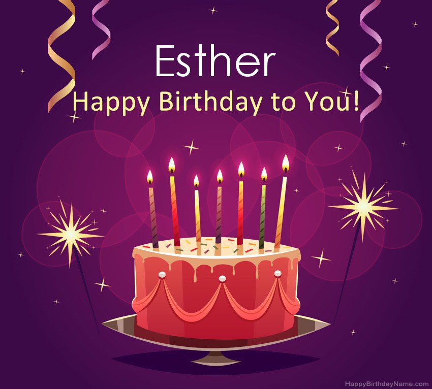 Funny greetings for Happy Birthday Esther pictures