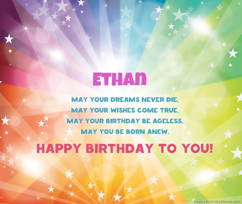 Beautiful Happy Birthday cards for Ethan Beautiful Happy Birthday cards for Ethan