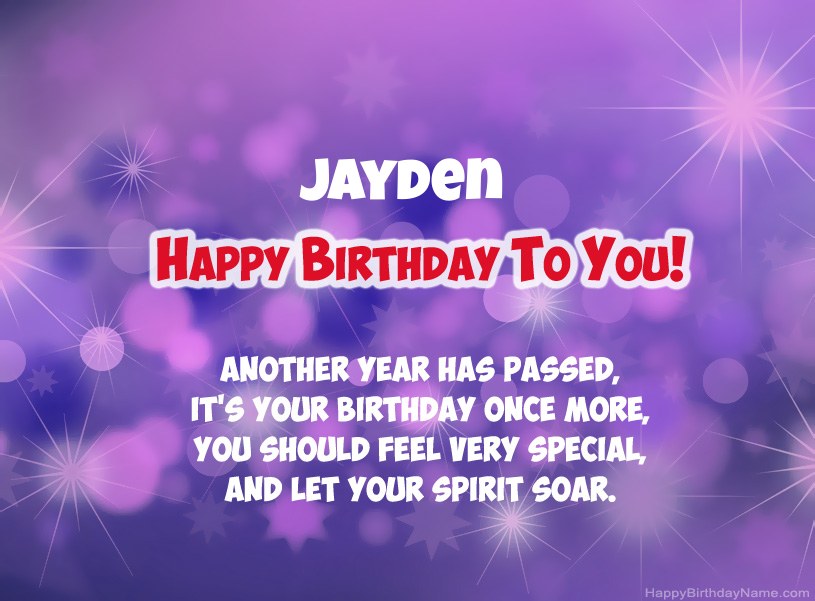 Beautiful pictures for Happy Birthday of Jayden Beautiful pictures for Happy Birthday of Jayden