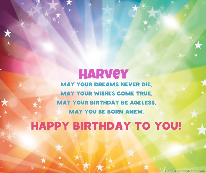 Beautiful Happy Birthday cards for Harvey Beautiful Happy Birthday cards for Harvey