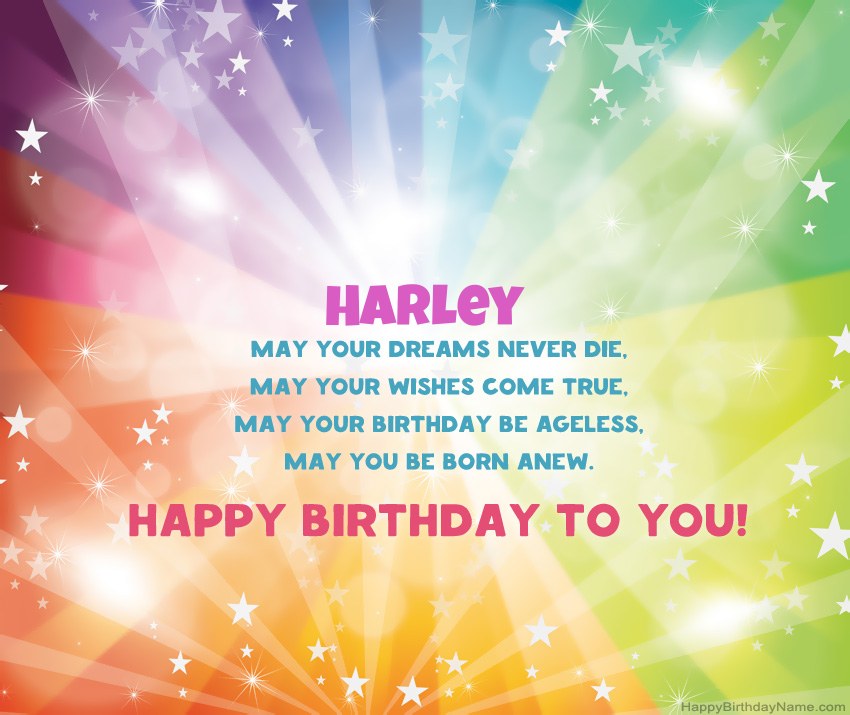Beautiful Happy Birthday cards for Harley Beautiful Happy Birthday cards for Harley