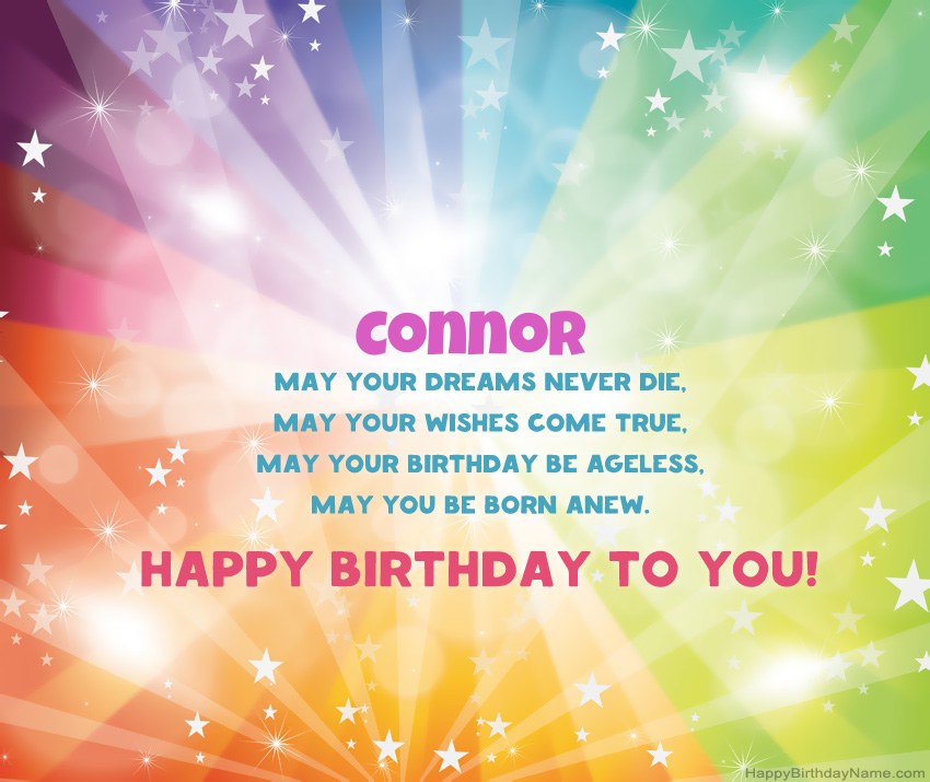 Beautiful Happy Birthday cards for Connor Beautiful Happy Birthday cards for Connor