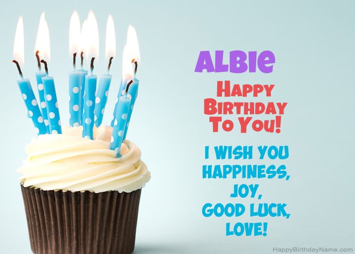 Congratulations for Happy Birthday of Albie Congratulations for Happy Birthday of Albie