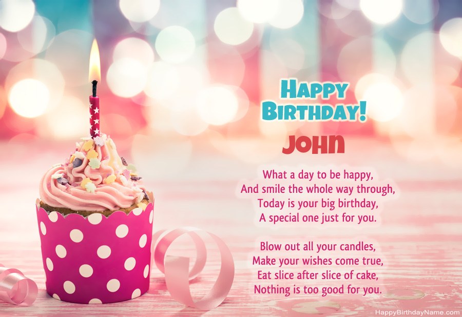 Download Happy Birthday card John free Download Happy Birthday card John free