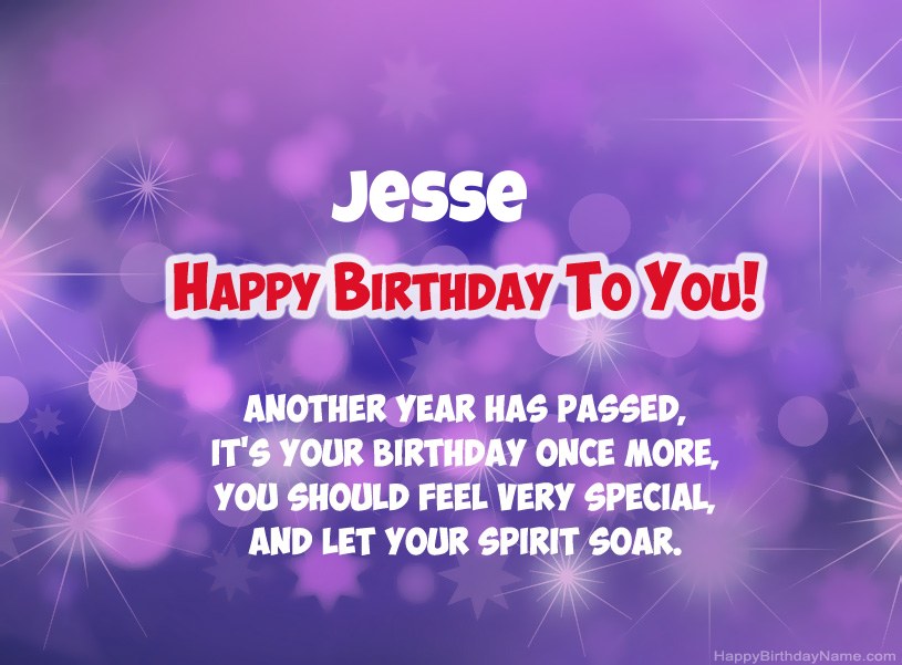Beautiful pictures for Happy Birthday of Jesse Beautiful pictures for Happy Birthday of Jesse