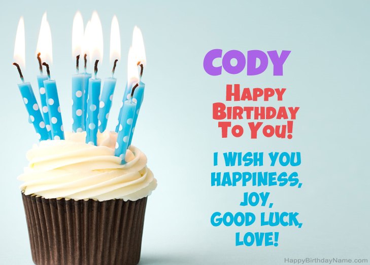 Congratulations for Happy Birthday of Cody Congratulations for Happy Birthday of Cody