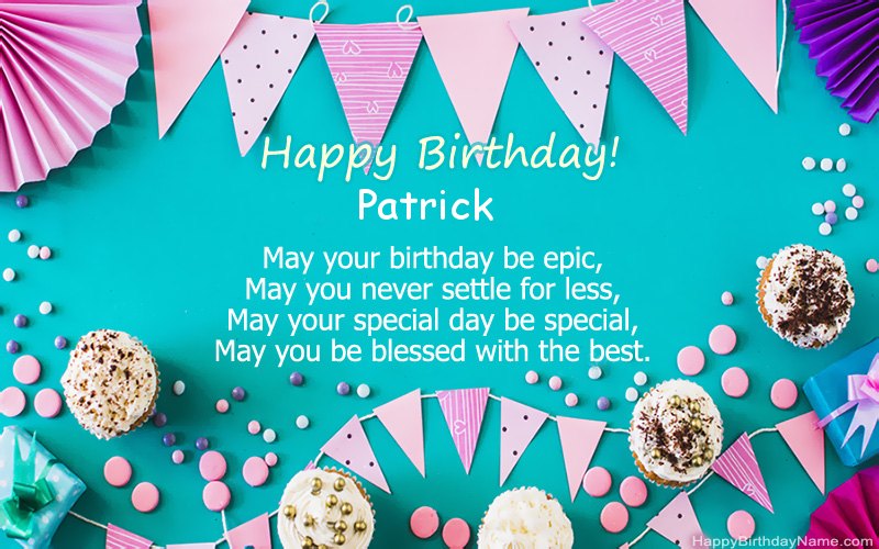 Happy Birthday Patrick , Beautiful images Happy Birthday Patrick , Beautiful images