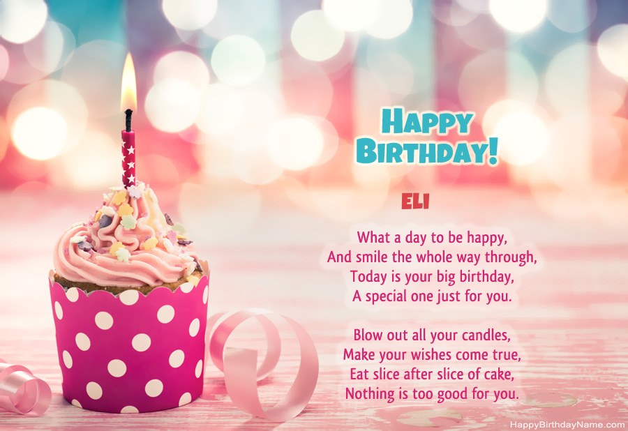Download Happy Birthday card Eli free Download Happy Birthday card Eli free