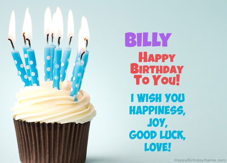 Congratulations for Happy Birthday of Billy Congratulations for Happy Birthday of Billy
