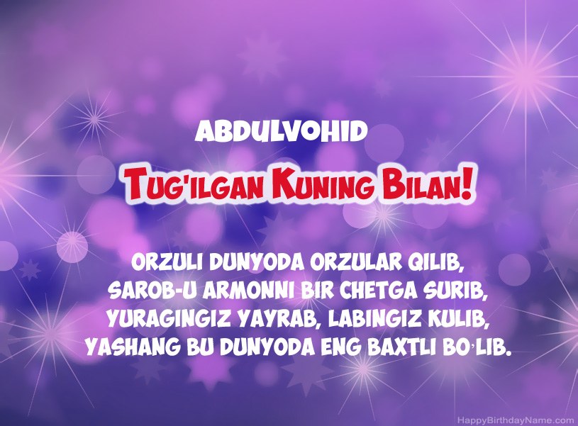 Abdulvohid tug