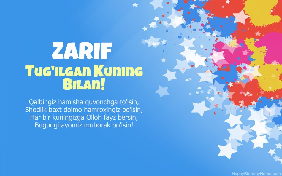 Zarif tug