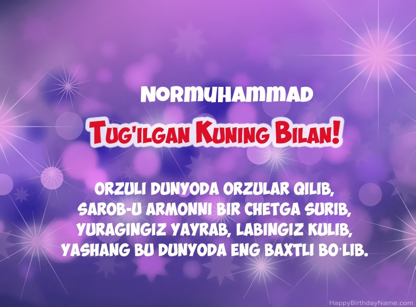 Normuhammad tug Normuhammad tug