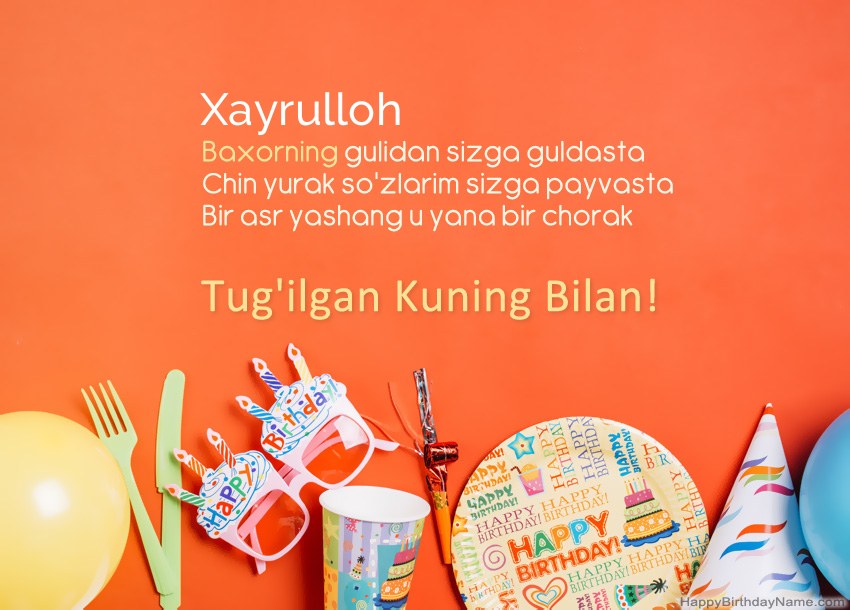 Xayrulloh uchun tug