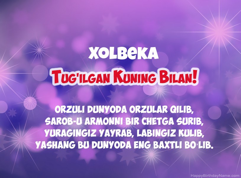 Xolbeka tug