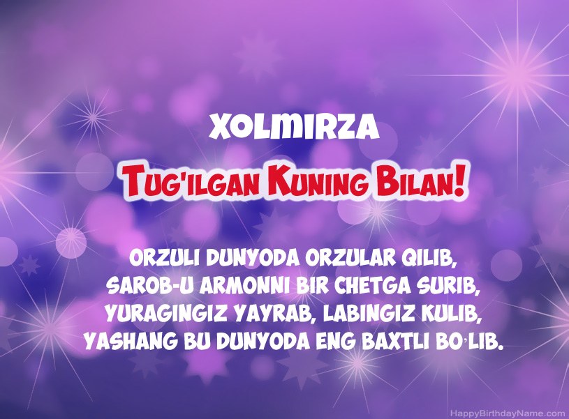 Xolmirza tug