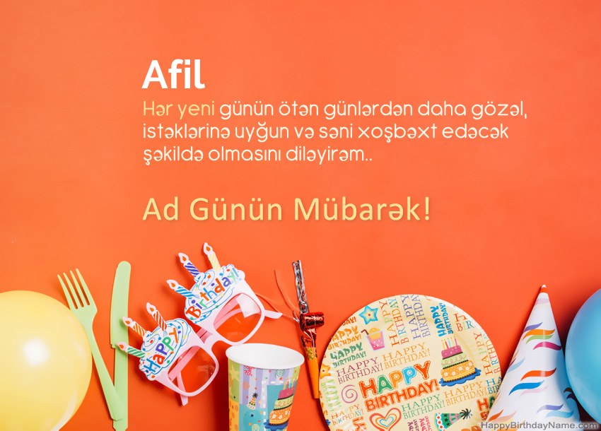 Afil üçün Müqəddəs Doğum kartları